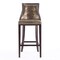 Manhattan Comfort Fifth Avenue Bar Stool in Bronze and Walnut BS007-BZ - alternate 3